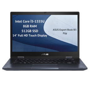 ASUS ExpertBook B3 Flip B3402FVA-I58512B2D i5-1335U 8GB 512GB SSD O/B 14" Dokunmatik DOS Siyah 2 in 1 Notebook